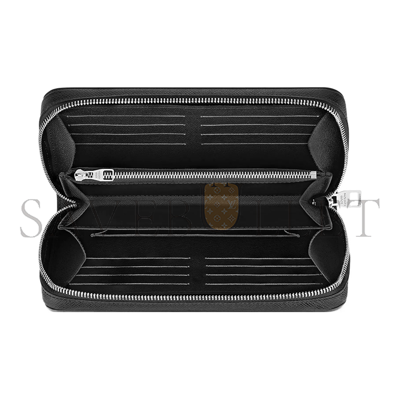 LOUIS VUITTON BLACK DAMIER INFINI ZIPPY XL N41503 (22*13.5*4cm) 